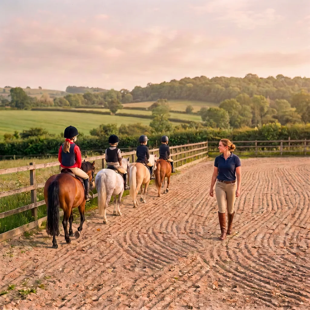 Cours de poney à Neuvic, Dordogne